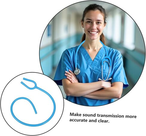 Didiseaon 2pcs Diaphragm Replacement Stethoscope Parts Material Easy Cleaning Y-shaped Design Fit in Saudi Arabia
