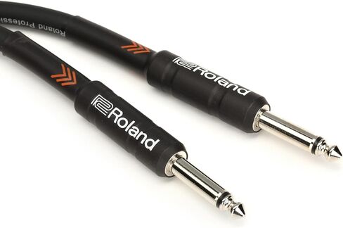 Roland Black Series Instrument Cable, Straight/Straight 1/4-Inch Jack, 10-Feet in Saudi Arabia