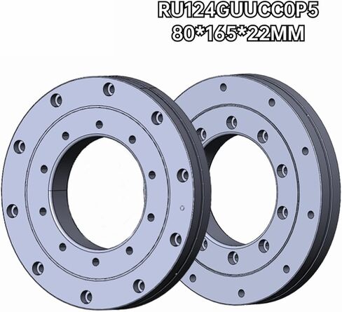 1PCS RU124XUUCC0P5 RU124GUUCC0P5 Precision Cross Roller Bearing Robot Knuckle Arm Bearing 80 * 165 * 22mm(RU124GUUCC0P5) in Saudi Arabia