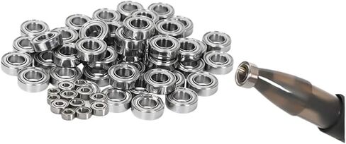 10Pcs Miniature Bearing MR52 62 72 63 83 93 74 84 85 95 104 105 106 115 117 126 128 137 148 166ZZ Model Toy(ABEC 1,MR85ZZ 5X8X2.5) in Saudi Arabia
