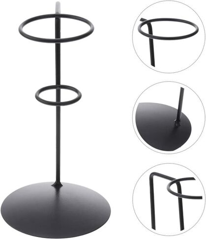 Operitacx 2Pcs Ice Cream Cone Holder Iron Display Stand Treat Holder Racks Waffle Cones HolderBaking Rack Food Serving Rack in Saudi Arabia