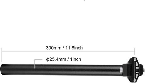 Shockproof Bike Seat Post, 25.4x300mm/1x11.8inch Aluminium Alloy Bike Saddle Seat Post Tube Seatpost for Mountain Bike and Road Bike in Saudi Arabia