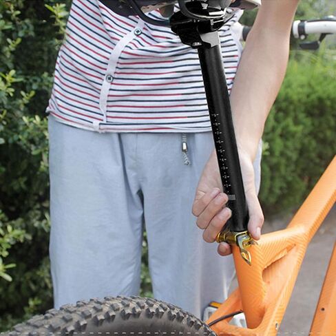 Shockproof Bike Seat Post, 25.4x300mm/1x11.8inch Aluminium Alloy Bike Saddle Seat Post Tube Seatpost for Mountain Bike and Road Bike in Saudi Arabia