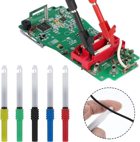 31PCS Back Probe Kit, Banana Plug to Copper Alligator Clip Automotive Test Leads Set, Insulation Wire Piercing Probes, Test Wires for Car Repairing Diagnostic Circuit Testing (30) in Saudi Arabia