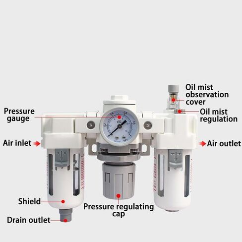 اكتب الضغط على صمام المكونات الثلاثية لمصدر الهواء معالج زيت الفاصل AC3000 AC2000-02 (AC4000-06D) in Kuwait