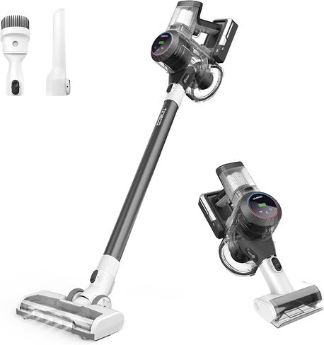 Tineco Pure ONE S11 Cordless Vacuum Cleaner, Smart Stick Handheld Cleaner Strong Suction & Lightweight, Cordless Handheld Vacuum Deep Clean Hair, Hard Floor, Carpet, Car (Pure ONE S11 Grey) in Saudi Arabia