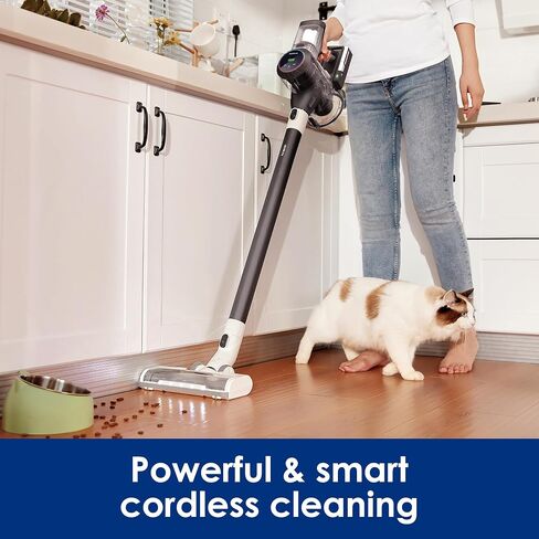 Tineco Pure ONE S11 Cordless Vacuum Cleaner, Smart Stick Handheld Cleaner Strong Suction & Lightweight, Cordless Handheld Vacuum Deep Clean Hair, Hard Floor, Carpet, Car (Pure ONE S11 Grey) in Saudi Arabia