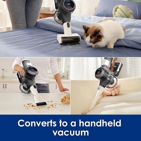 Tineco Pure ONE S11 Cordless Vacuum Cleaner, Smart Stick Handheld Cleaner Strong Suction & Lightweight, Cordless Handheld Vacuum Deep Clean Hair, Hard Floor, Carpet, Car (Pure ONE S11 Grey) in Saudi Arabia