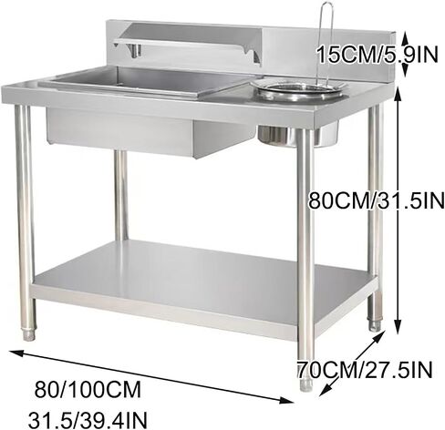 Fried Chicken Breading Table,Fried Food Prep Breading Station,for Milk Tea,Coffee in Saudi Arabia