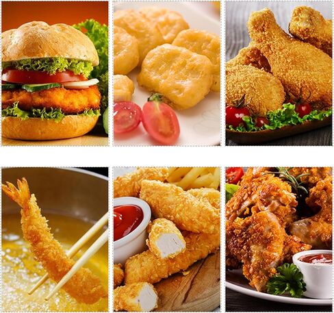Fried Chicken Breading Table,Fried Food Prep Breading Station,for Milk Tea,Coffee in Saudi Arabia