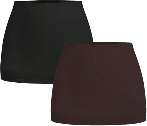 Makemechic Women's 2 Pack Summer Mini Jains Mini Striped Starfish Bodycon Vacation Crochet Crochet Short in Kuwait