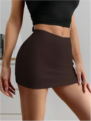 Makemechic Women's 2 Pack Summer Mini Jains Mini Striped Starfish Bodycon Vacation Crochet Crochet Short in Kuwait