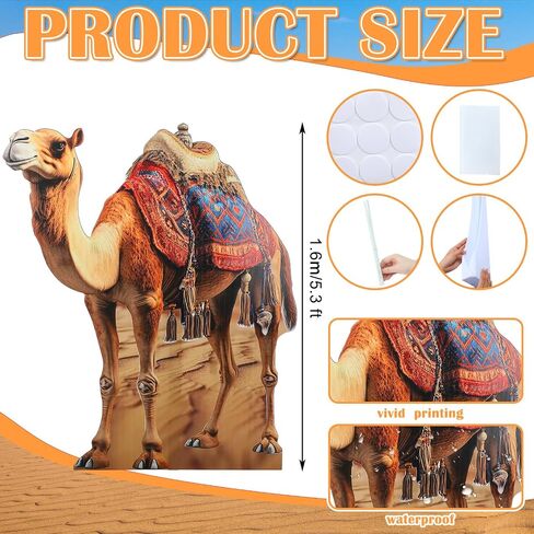 Geelin 4ft Tiger Cardboard Cutout Life Size Animal Stand up Safari Jungle Photo Booths Prop Cut Out for Zoo Safari Jungle Themed Tiger Birthday Party Decoration Supplies in Saudi Arabia
