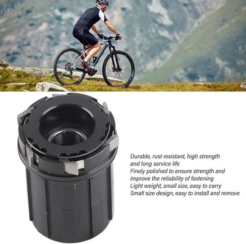 Bike Freehub Body, 12mm 11 Speed Ratchet System Two Bearing Cassette Freewheel Body Replacement for Road Mountain Bike in Saudi Arabia