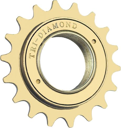 THALOUS Bicycle Freewheel Single Speed 16T 18T Compatible with 1/2''×1/8'' Bike Freewheel Threaded Type Freehub Cycling Replacement Parts in Saudi Arabia