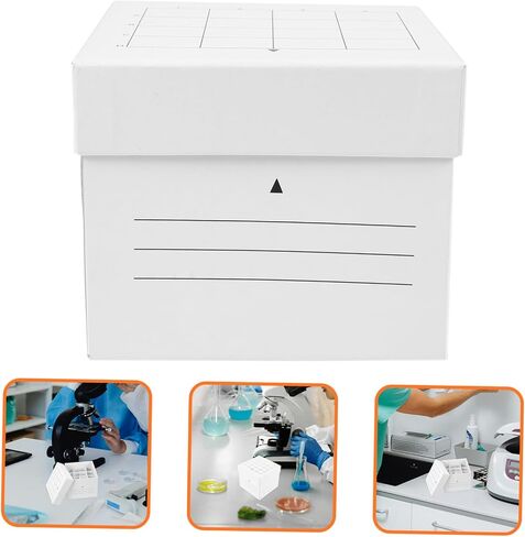 Pretyzoom 16-Grid pp mentrifugal tube box microcentrifuge tube storage storage حامل تخزين 50 مل سعة in Saudi Arabia