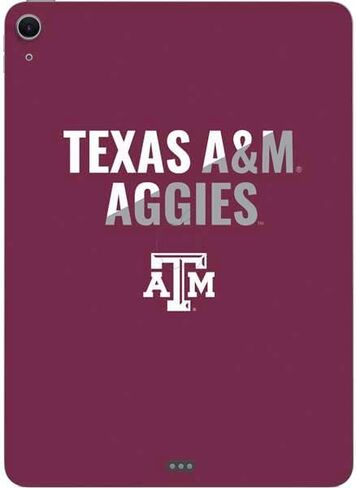 Skinit Skinit Tablet Skiner مع iPad Air 11in (2024-2025) - تصميم جامعة Texas A & M المرخص رسميًا. in Kuwait