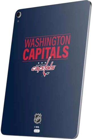 Skinit Decal Tablet Skin Compatible with iPad Air 11in (2024-2025) - Officially Licensed NHL Washington Capitals Black Text Design in Saudi Arabia