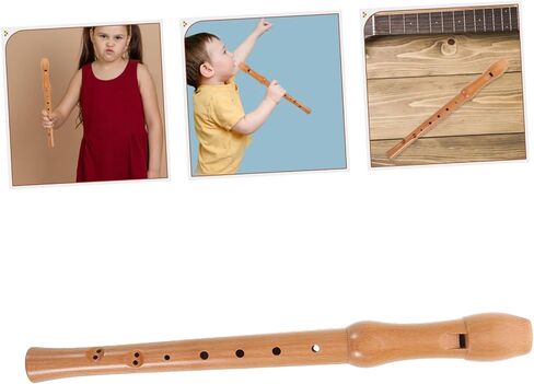 Wooden Tenor Recorder for Beginners Eight Vertical Flute Sound for Practice and Performance Easy to Play Music Instrument for Musicians in Saudi Arabia