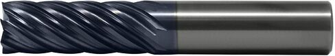 Cleveland C76301 CEM-V3-7R Imperial Variable Index Corner Radius End Mill, 1/2 in Dia Cutter, 0.09 in Corner Radius, 2-1/4 in Length of Cut, 7 Flutes, 1/2 in Dia Shank, 4 in OAL, AP/MAX (Each) in Saudi Arabia