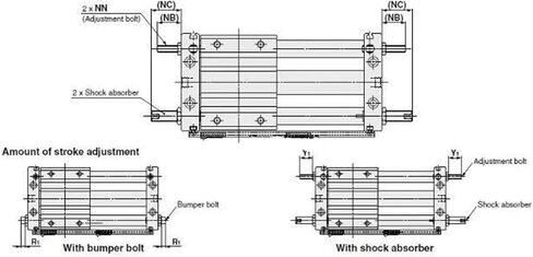 CY1S CY1S10 Storke100-500mm Magnetic Coupling Rodless Cylinder Pneumatic Cylinder CY1S10-100 CY1S10-200 CY1S10-300 CY1S10-400(Storeke 500mm) in Saudi Arabia