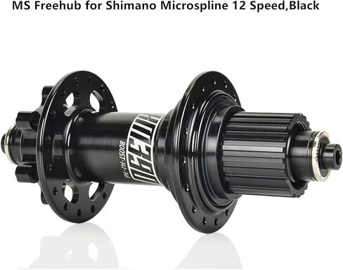 BestParts Mountain Bike Boost Rear Hub, 32 Holes, Full Aluminium Ultralight High Strength Axle Quick Release (QR) Disc Brake,MS Freehub Replacement for Shimano Microspline 12 Speed, 10x141mm in Saudi Arabia