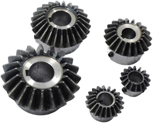 1PC Bevel Gear 1.5m 12 16 18 20 25 30 MOTEL 1.5 MODULE 12T 16T 18T 20T 25T 30T 90 DEGREES BACHER AND LACLE TEALE BORE (18 مم (KEYWAY 6MM) ، 30 أسنان) in Saudi Arabia