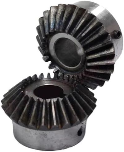 1PC Bevel Gear 1.5m 12 16 18 20 25 30 MOTEL 1.5 MODULE 12T 16T 18T 20T 25T 30T 90 DEGREES BACHER AND LACLE TEALE BORE (18 مم (KEYWAY 6MM) ، 30 أسنان) in Saudi Arabia