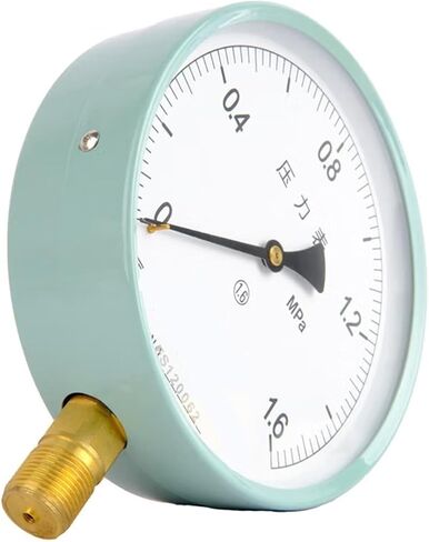 Y-150 Pressure Gauge Radial Pointer Water Pressure Gauge Hydraulic Oil and Gas Pressure Gauge fire Pipeline Vacuum Negative Pressure Gauge 0-2.5MPa(0-1MPa) in Saudi Arabia