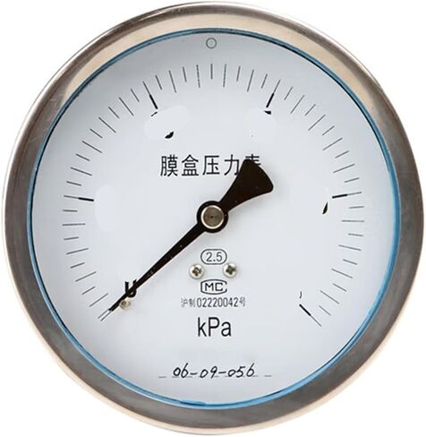 ye-60bfz/100bfz المقاوم للصدأ المقاوم للصدأ مقاييس الضغط الدقيق مقياس الضغط kpa gauge barometric gauge 0-10kpa dial 6 cm m14*1.5 thread (0-10kpa) in Saudi Arabia