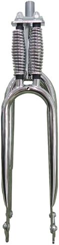 CDHPower 26 بوصة شوكة الدراجة Springer ، 1 "شوكة الدراجات كروم ملولبة 26" Dual Springer Classic Disc Fork Bike دراجة مروحية in Saudi Arabia