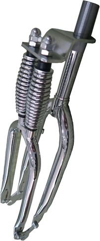 CDHPower 26 بوصة شوكة الدراجة Springer ، 1 "شوكة الدراجات كروم ملولبة 26" Dual Springer Classic Disc Fork Bike دراجة مروحية in Saudi Arabia
