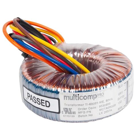 50VA Double 9V NORATEL Porcupine Ring Cattle 50W toroidal Transformer in Kuwait