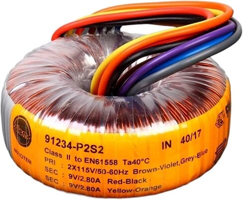 50W Dual 9V 15V Toroidal Transformer Four-Ware 2x115V إدخال Ring Ring Cow 50va (50W Dual 15V) in Saudi Arabia
