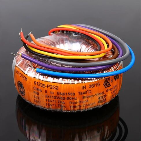 50W Dual 9V 15V Toroidal Transformer Four-Ware 2x115V إدخال Ring Ring Cow 50va (50W Dual 15V) in Saudi Arabia