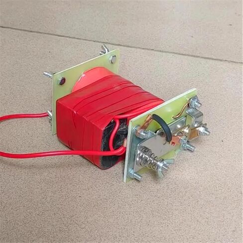 Handmade Copper Wire Head,Old-Fashioned Energy-Saving Wire Coil,Platinum Contact Booster,12v Battery Transformer with Switch Wir(Type 9880(Big)) in Saudi Arabia