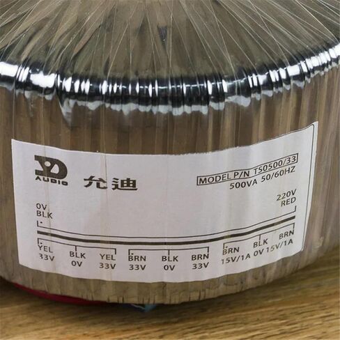 500W Ring Cow 230v to Double 33v Two Groups of Double 15v Single 12v Pure Copper Fever Advanced toroidal Transformer in Kuwait