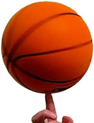 The Incredible B-Ball Silent Play. A Silent Basketball for Indoor Basketball Play, A Foam Basketball, Noiseless Basketball Dribbling Indoor, Silent Ball 7"" (18cm), Orange in Saudi Arabia