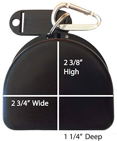 Heart Bling Mouthguard and Retainer Case – Stylish, Durable Storage for Retainers, Night Guards, and Dentures – Compact, Travel-Friendly Design with Sparkling Heart Accent in Kuwait