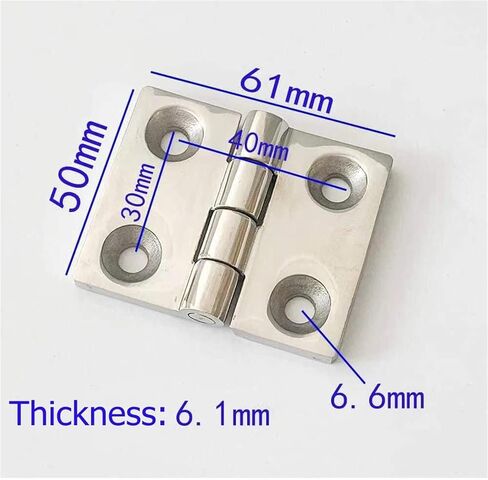 Stainless Steel Hinge Door Cabinet Hinges Knee Brace Concealed Hinge Door Electric Box Machine Hinge Furniture Hardware CL50 1Pcs in Saudi Arabia