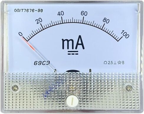 69c9-ma dc milliammeter 1ma 20ma 30ma 50ma 300ma Pointer dc 64 * 80mm(DC 30mA) in Saudi Arabia