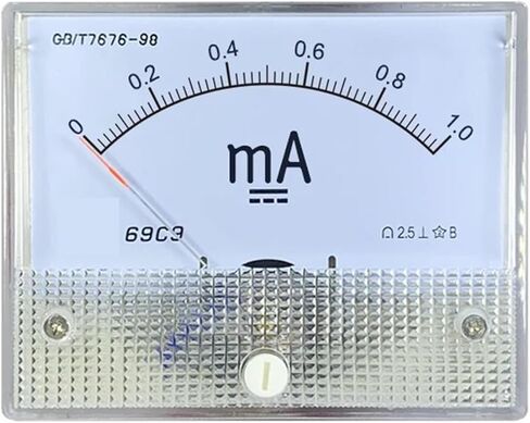 69c9-ma dc milliammeter 1ma 20ma 30ma 50ma 300ma Pointer dc 64 * 80mm(DC 30mA) in Saudi Arabia