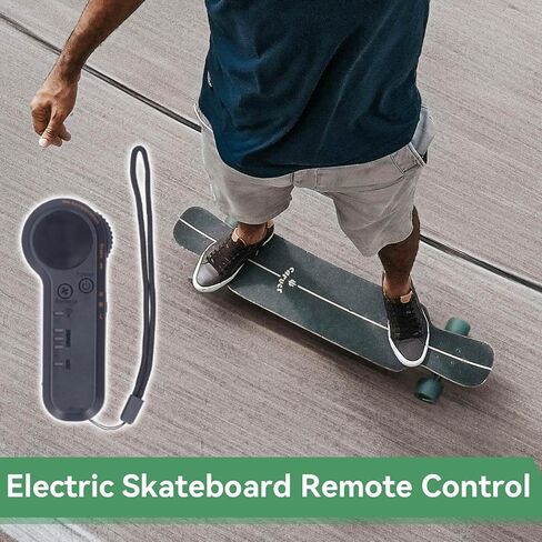 Electric Skateboard Remote Control, 2.4GHz to 2.5GHz ISM Universal Longboard Remote Control Handheld Smart Wireless Remote Replacement for Skateboard Controller in Saudi Arabia