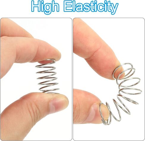PATIKIL Compression Spring 1.2 mm Wire Dia x 10 mm OD x 305 mm L, 1 Pcs 304 Stainless Steel Mechanical Extension Small Springs Pen Springs Assortment Kit for Shop and Home Repairs in Saudi Arabia