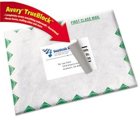 Avery 8168 Inkjet Labels, Shipping, Permanent, 3-1/2-Inch x5-Inch, 100/PK, WE in Saudi Arabia