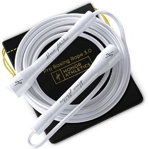 Honor Athletics | Pro Boxing Rope 3.0 | 5.3mm Jump Rope Indoor/Outdoor Adjustable For Boxing | Ultra-Durable, Non-Kinking TPU-PVC blend/Unbreakable Handles | Adjustable | Skipping Rope in Kuwait