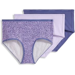 Jockey Women's Underwear Organic Cotton Stretch Logo Modern Brief - 3 Pack in Saudi Arabia