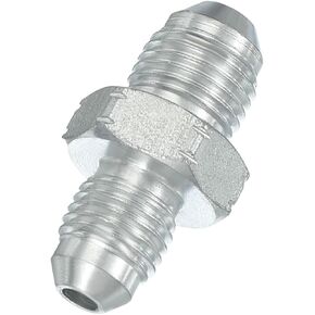 PATIKIL Hex Reducing Nipple Connectors Pipe Adapter 7/16" Male 74° Flare JIC x 7/16" Male 74° Flare JIC Straight Adapter, Pipe Fitting Reducer Plated Steel Hydraulic Nipple Fitting in Saudi Arabia