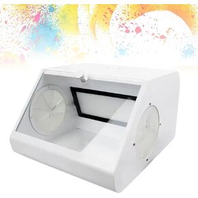 علبة مقاومة للغبار الرملية السفلية ، مربع فراغ مجمع الغبار الرملي المختبر ، مع جهاز الضوء والمرشح ، حرس زجاجي مقسى ، لامتصاص الغبار الرملي in Kuwait