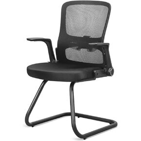 Office Chair Ergonomic Desk Chair with Adjustable Armrests and Lumbar Support, Grid Office Task Chair, Black High Chair for Home Use Home Office Desk Chairs in Saudi Arabia
